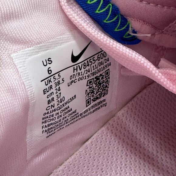 Men's 6 / 7.5W - Nike LeBron XXII 22 'I Promise' Shoes Pink Foam Blue HV8455-600 - Picture 8 of 9